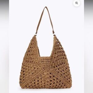 Crochet Macrame Shoulder Bag